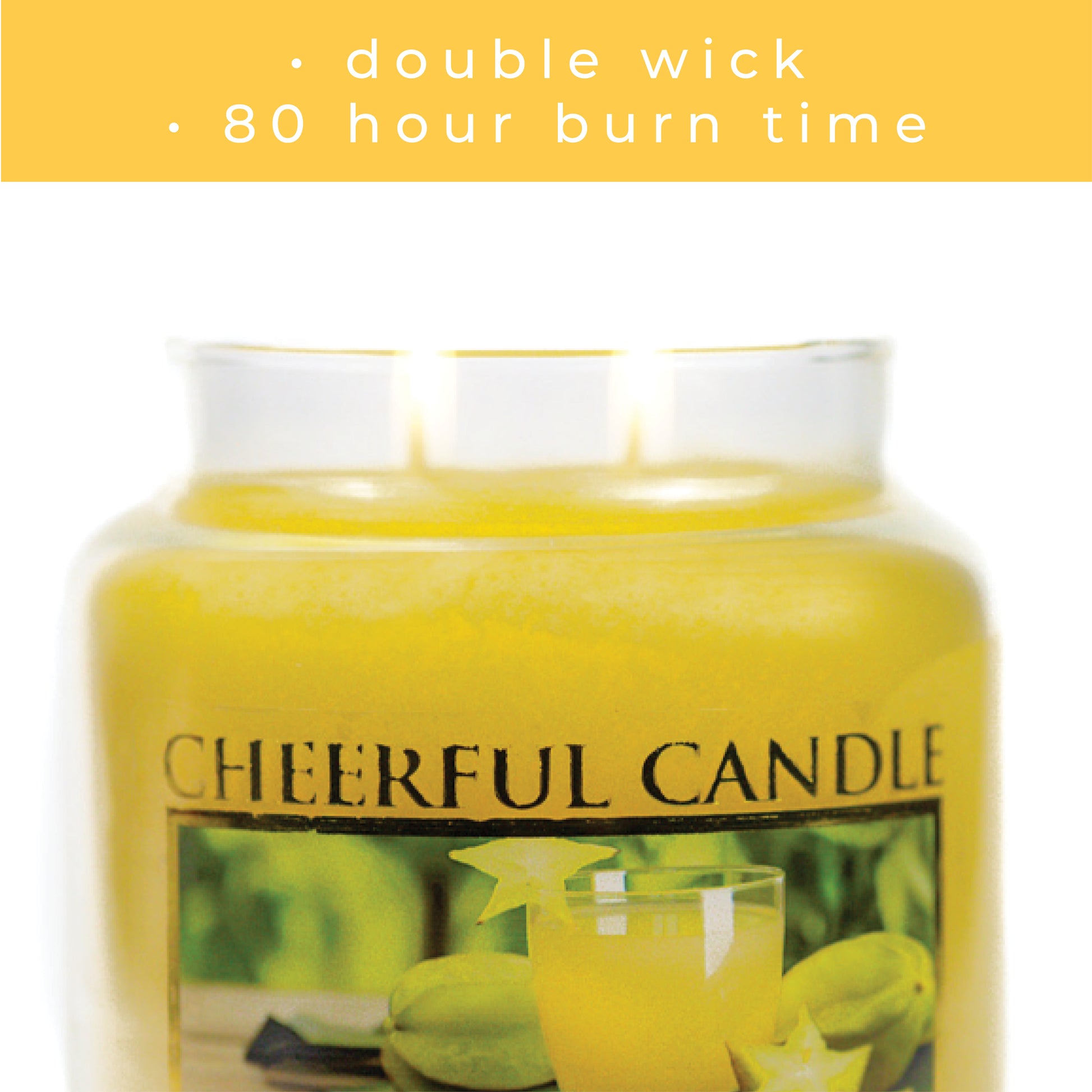 Sparkling Starfruit - 16 oz Cheerful Candle