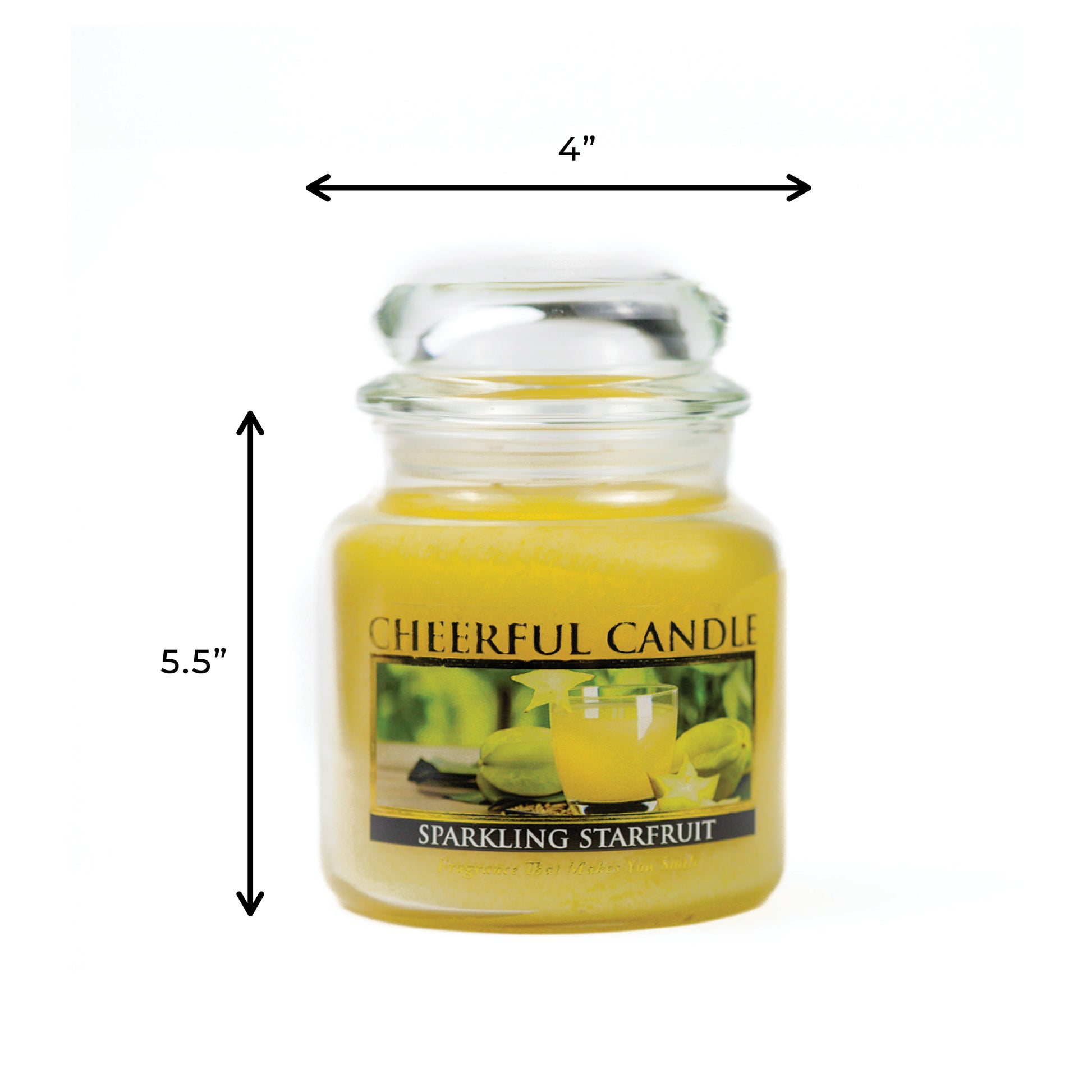 Sparkling Starfruit - 16 oz Cheerful Candle