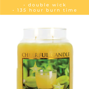 Sparkling Starfruit - 24 oz Cheerful Candle