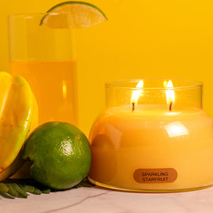 Sparkling Starfruit Scented Candle - 22 oz, Double Wick, Mama Jar