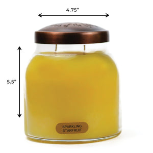 Sparkling Starfruit - 34 oz Papa Candle