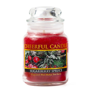 Sugarberry Spruce - 6 oz Cheerful Candle