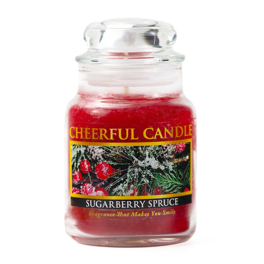 Sugarberry Spruce - 6 oz Cheerful Candle