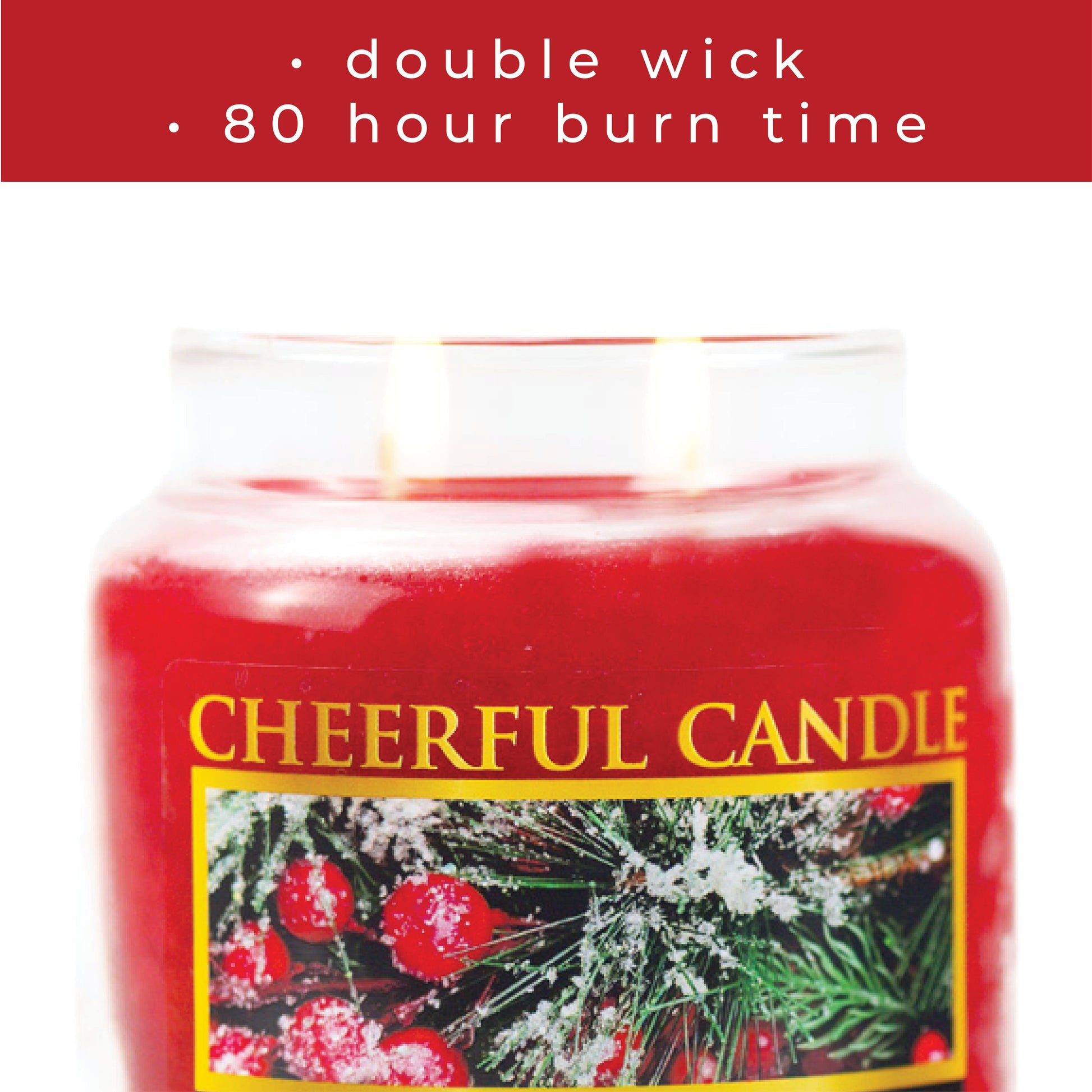 Sugarberry Spruce - 16 oz Cheerful Candle