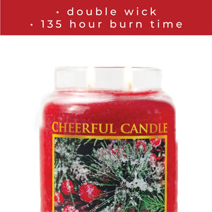 Sugarberry Spruce - 24 oz Cheerful Candle