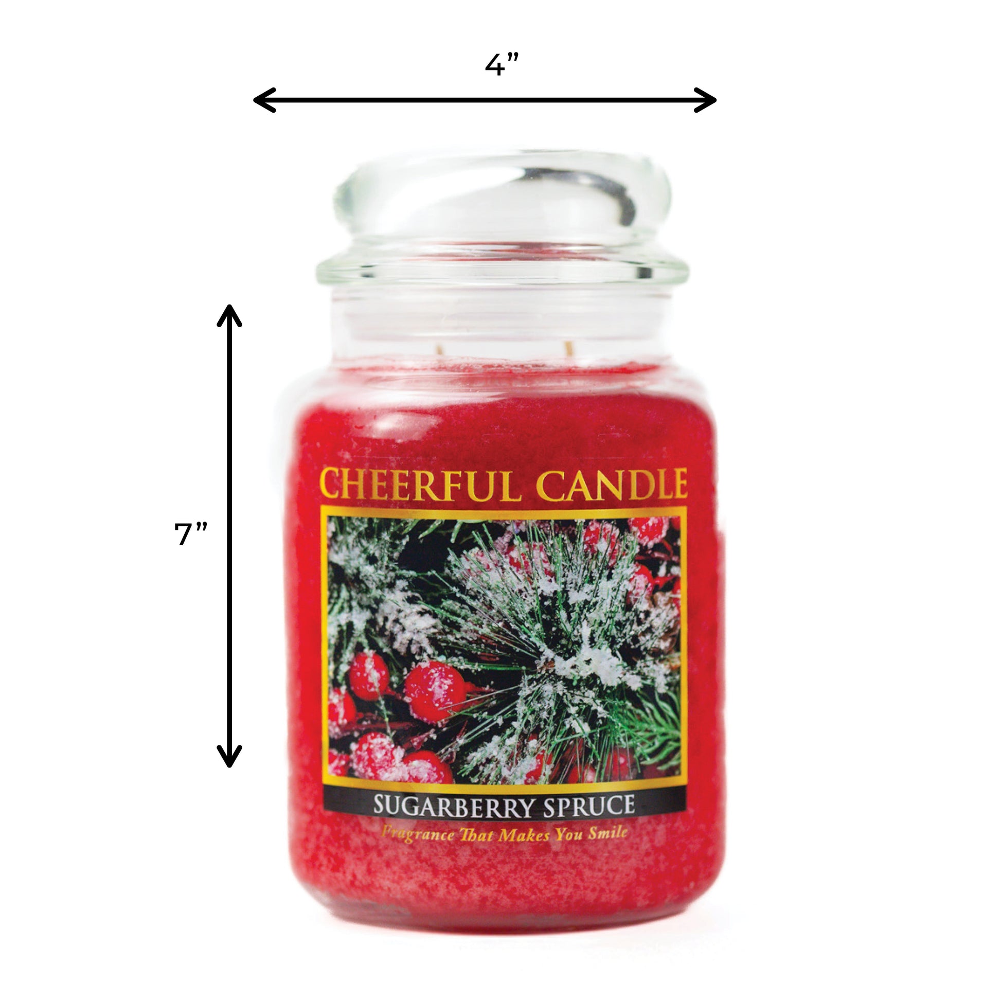 Sugarberry Spruce - 24 oz Cheerful Candle