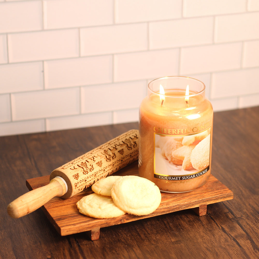 Gourmet Sugar Cookie - 24 oz Cheerful  Candle