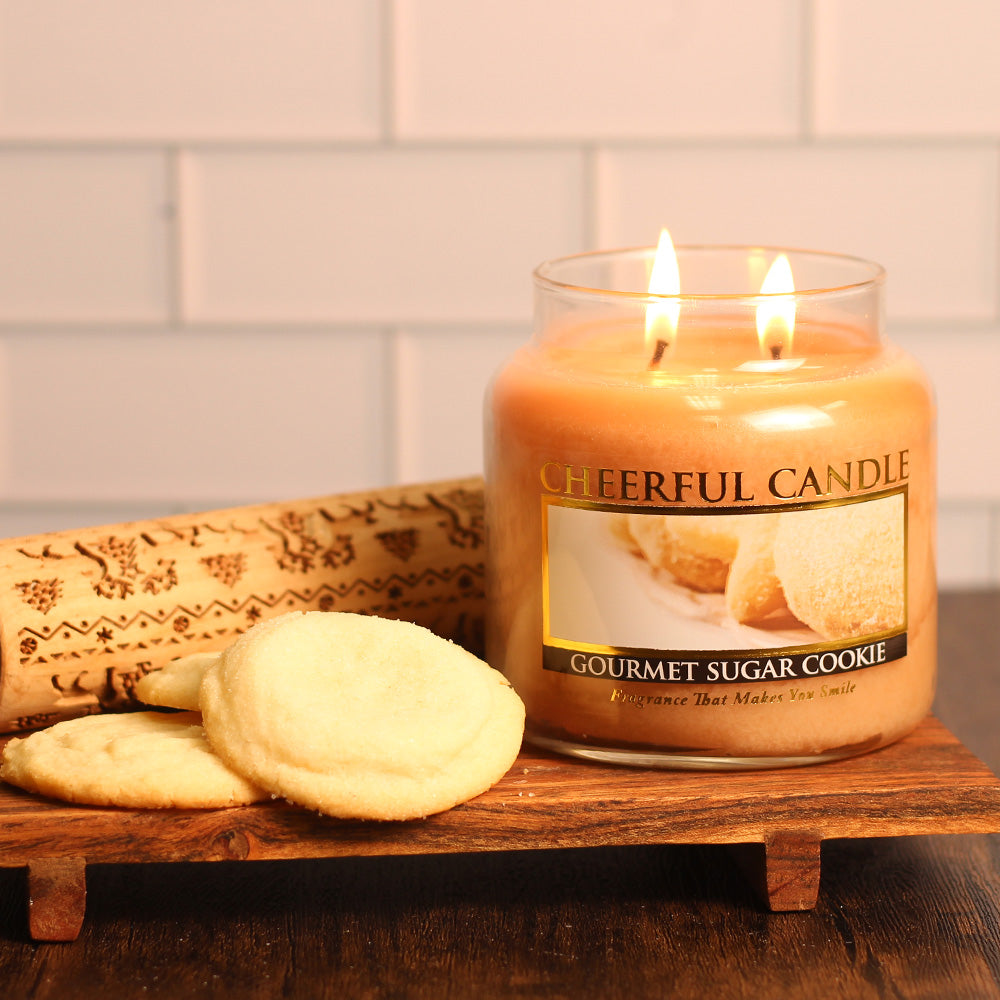 Gourmet Sugar Cookie - 16 oz Cheerful  Candle