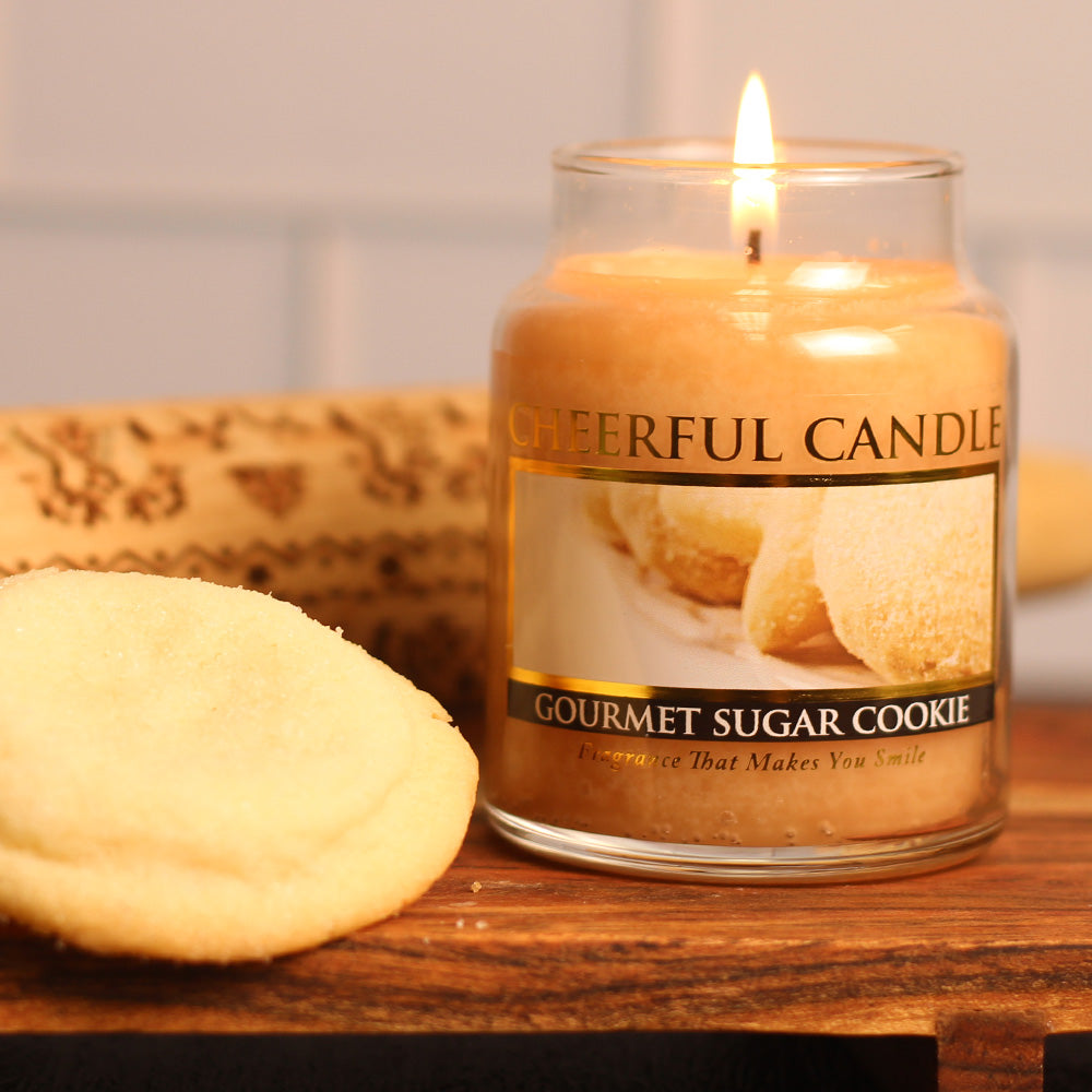 Gourmet Sugar Cookie - 6 oz Cheerful  Candle