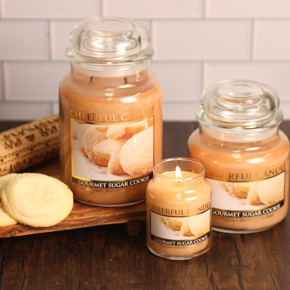 Gourmet Sugar Cookie - 6 oz Cheerful  Candle