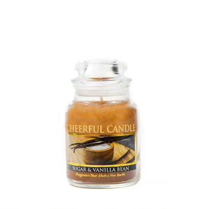 Sugar & Vanilla Bean - 6 oz Cheerful Candle