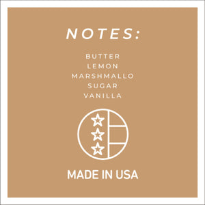 Sugar & Vanilla Bean - 16 oz Cheerful Candle