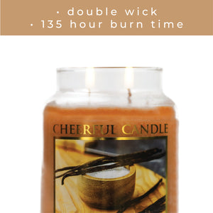 Sugar & Vanilla Bean - 24 oz Cheerful Candle