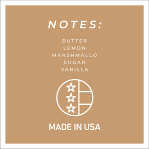 Sugar & Vanilla Bean - 6 oz Cheerful Candle