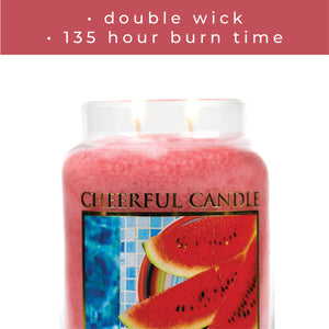 Sun-Soaked Melon - 24 oz Cheerful Candle