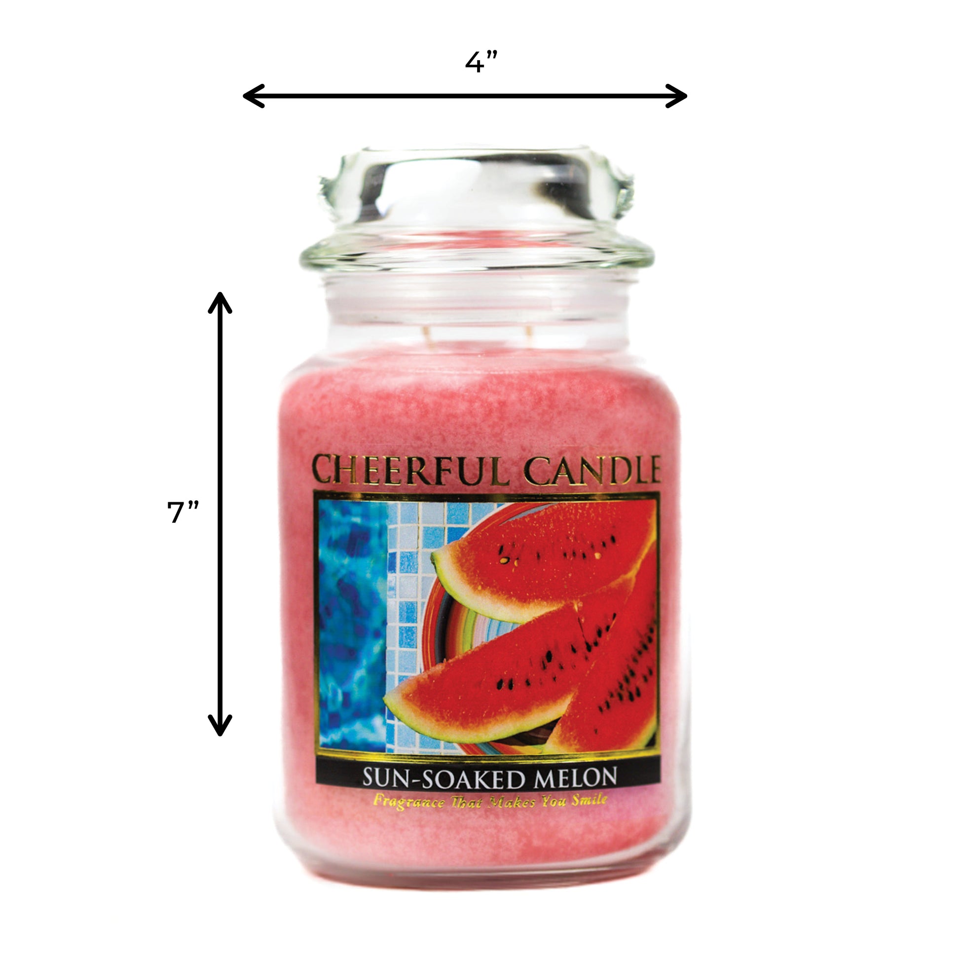 Sun-Soaked Melon - 24 oz Cheerful Candle