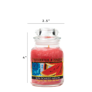 Sun-Soaked Melon - 6 oz Cheerful Candle