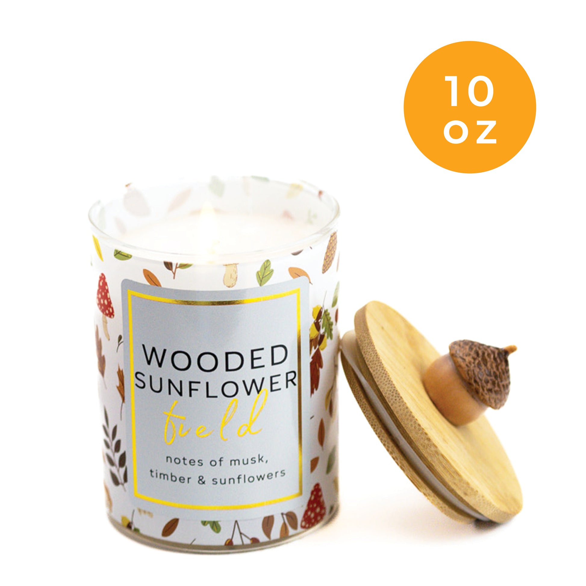 Wooded Sunflower Field - Seasonal Candle