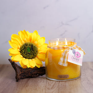 Sunflower & Driftwood - 34 oz Papa Candle