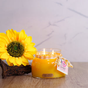 Sunflower & Driftwood - 22 oz Mama Candle