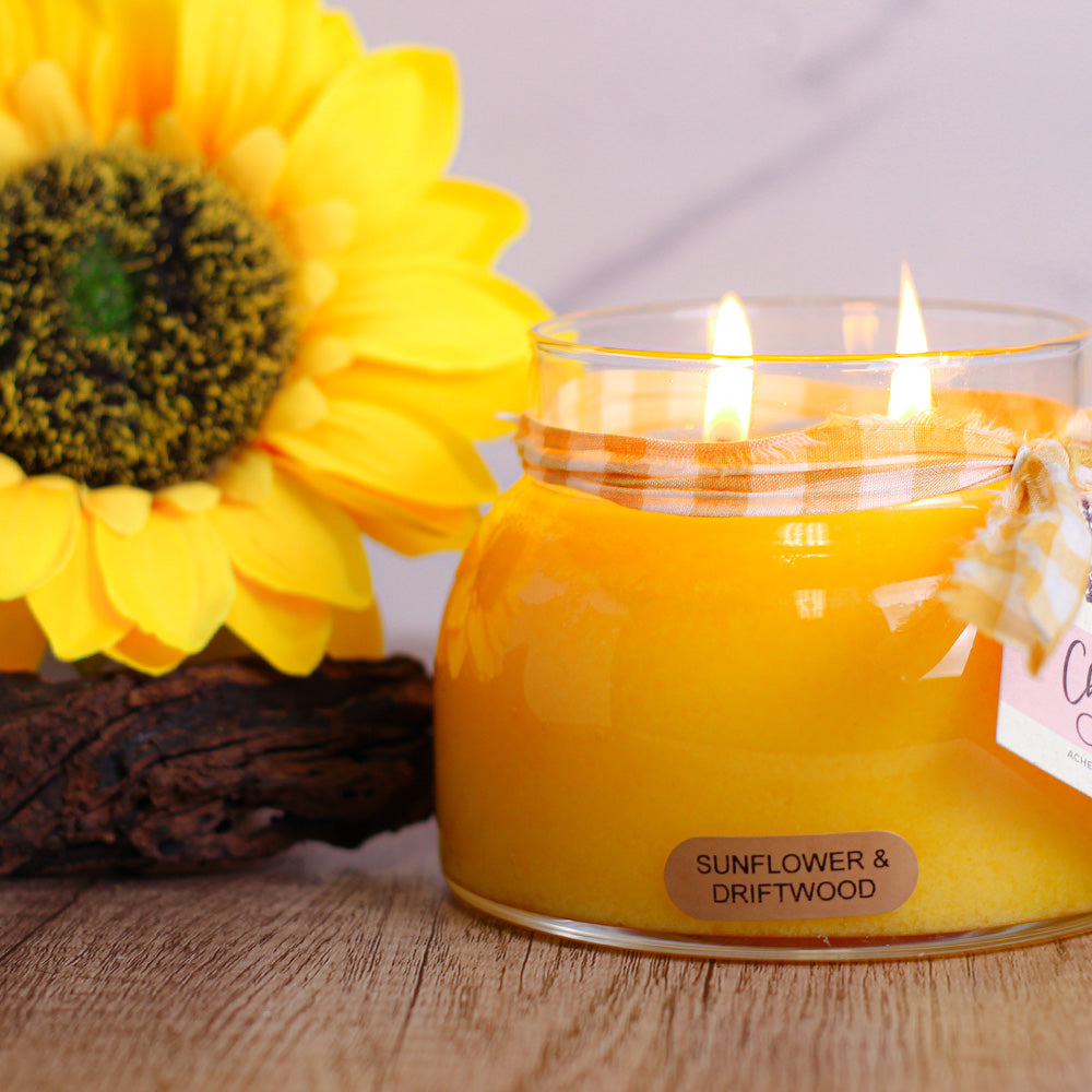 Sunflower & Driftwood - 22 oz Mama Candle