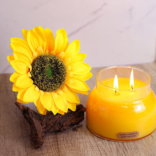 Sunflower & Driftwood - 22 oz Mama Candle