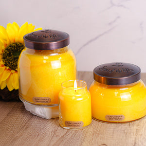 Sunflower & Driftwood - 6 oz Baby Candle