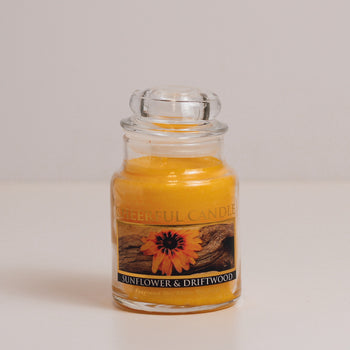 Sunflower & Driftwood - 6 oz Cheerful Candle