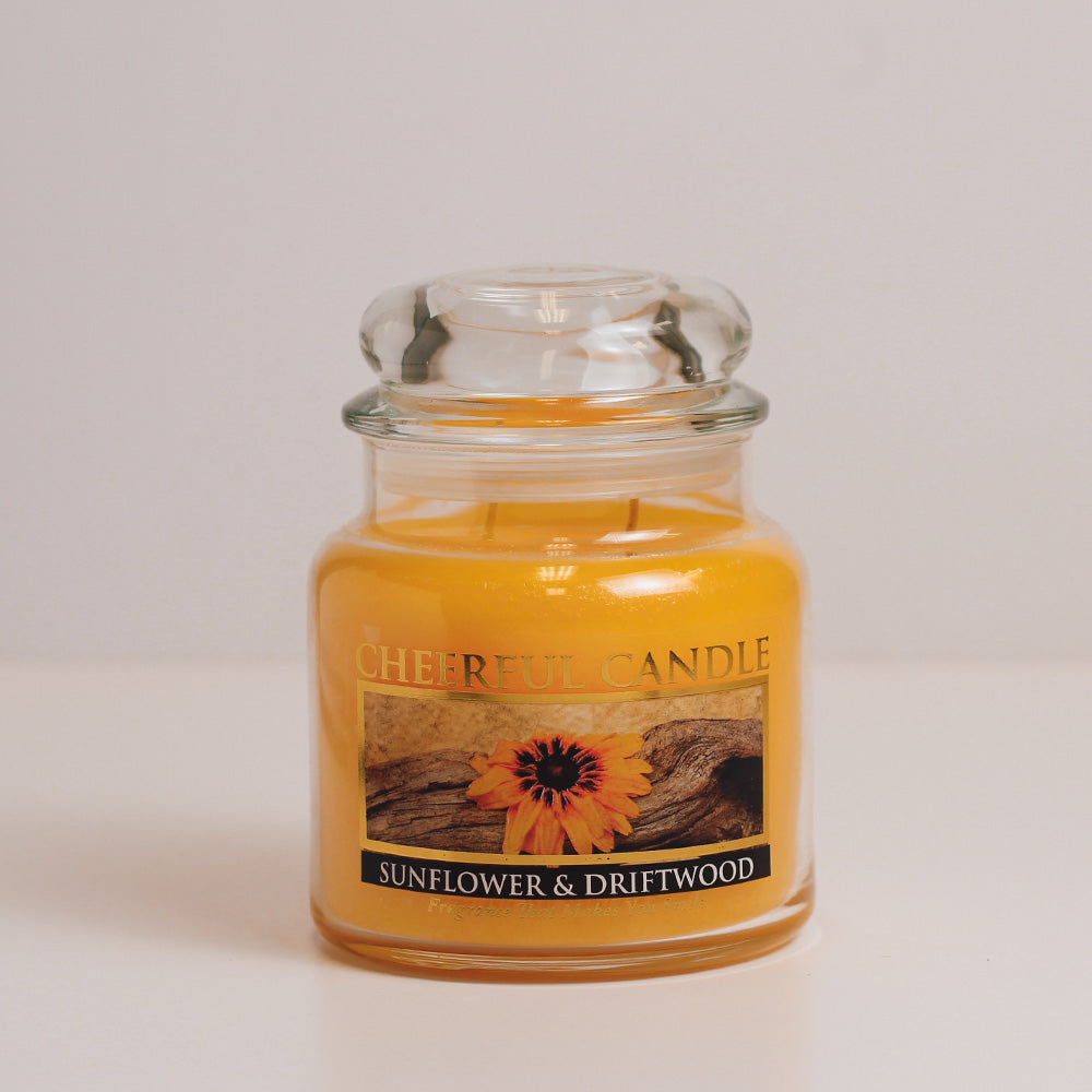 a cheerful giver Sunflower & Driftwood - 16 oz Cheerful Candle