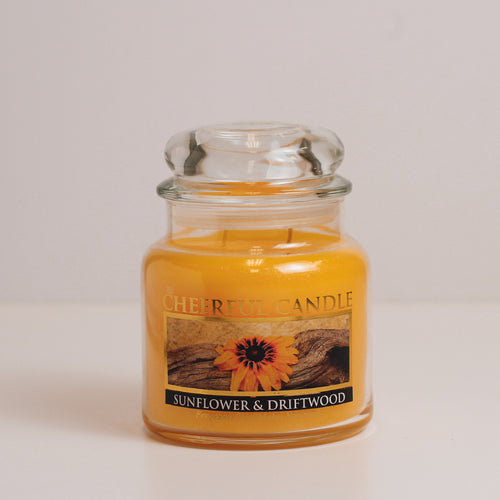 Sunflower & Driftwood - 16 oz Cheerful Candle