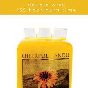 Sunflower & Driftwood - 24 oz Cheerful Candle