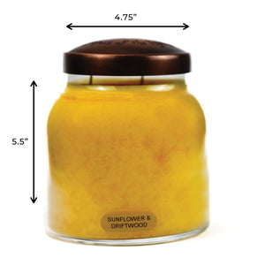 Sunflower & Driftwood - 34 oz Papa Candle