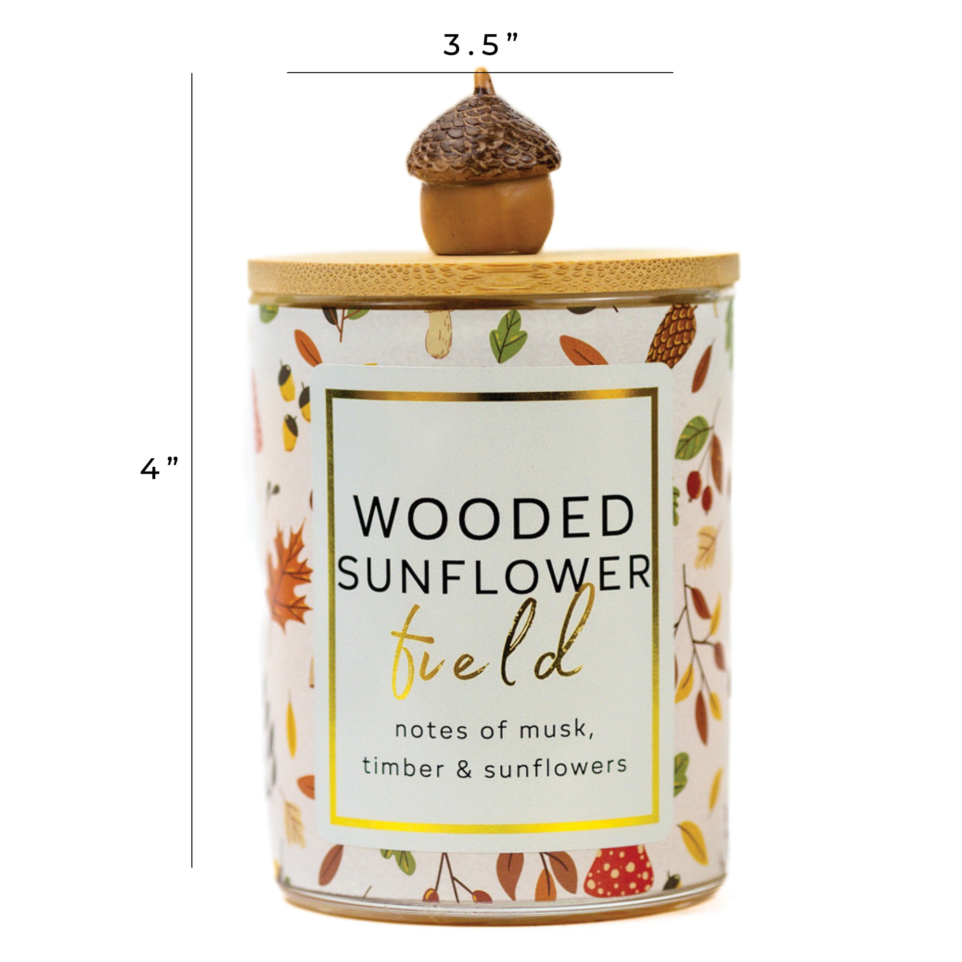 Wooded Sunflower Field - Seasonal Candle