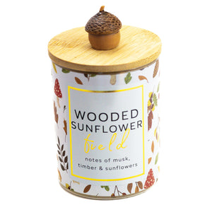 Wooded Sunflower Field - Seasonal Candle