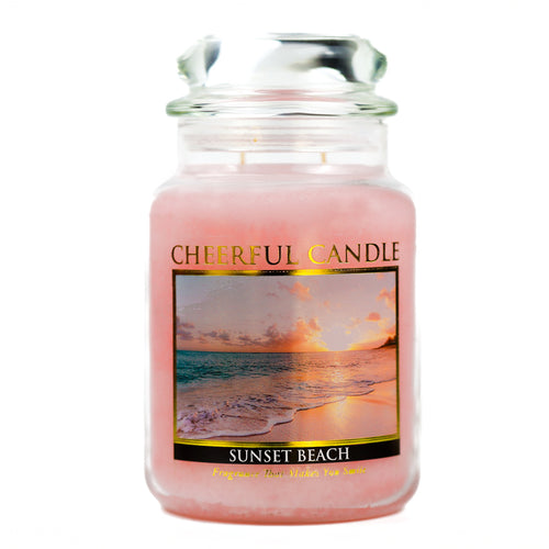 Sunset Beach - 24 oz Cheerful Candle