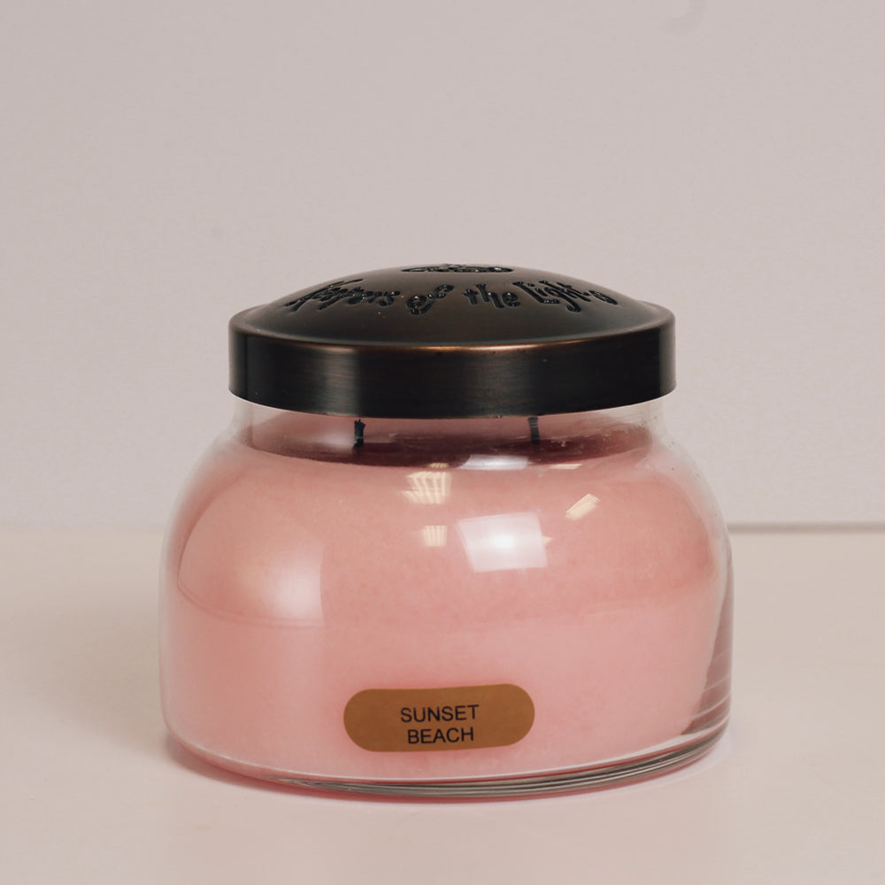 Sunset Beach Scented Candle - 22 oz, Double Wick, Mama Jar