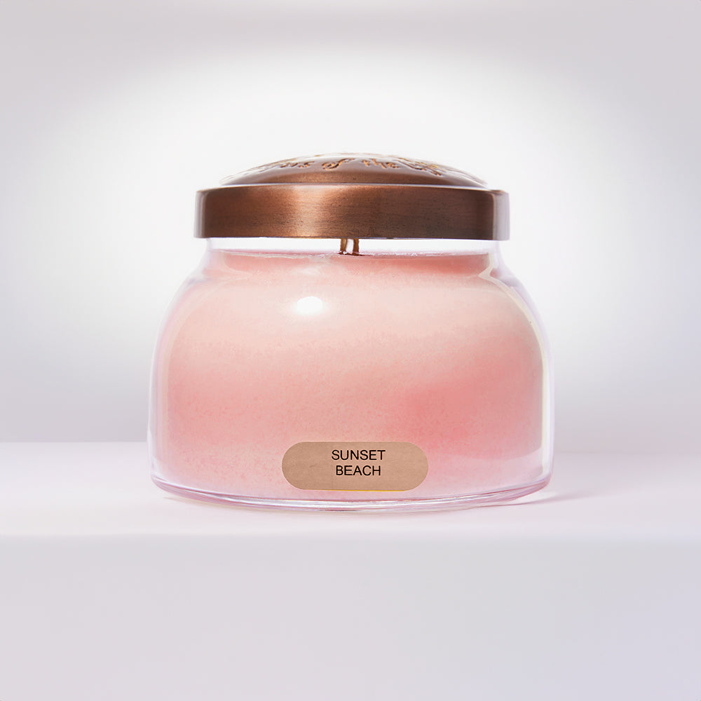 Sunset Beach Scented Candle - 22 oz, Double Wick, Mama Jar
