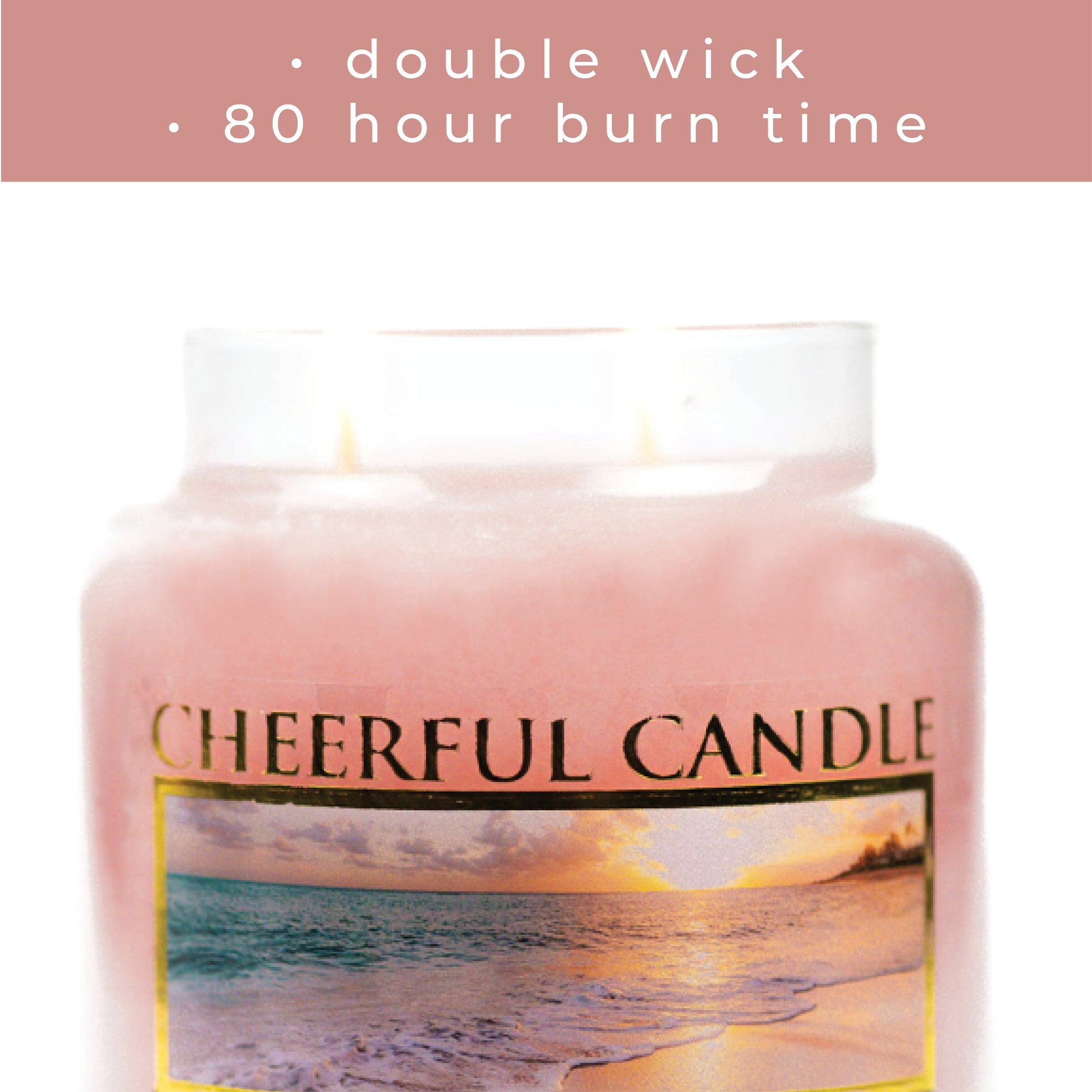 Sunset Beach - 16 oz Cheerful Candle