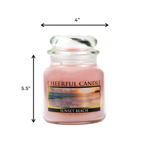 Sunset Beach - 16 oz Cheerful Candle
