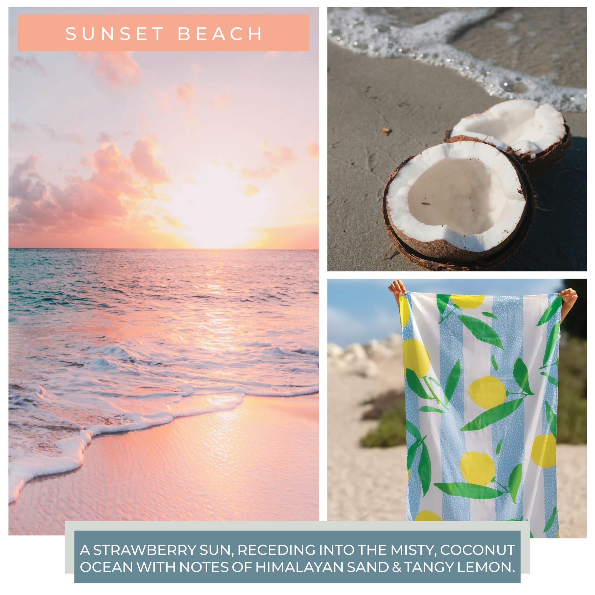 Sunset Beach - 24 oz Cheerful Candle