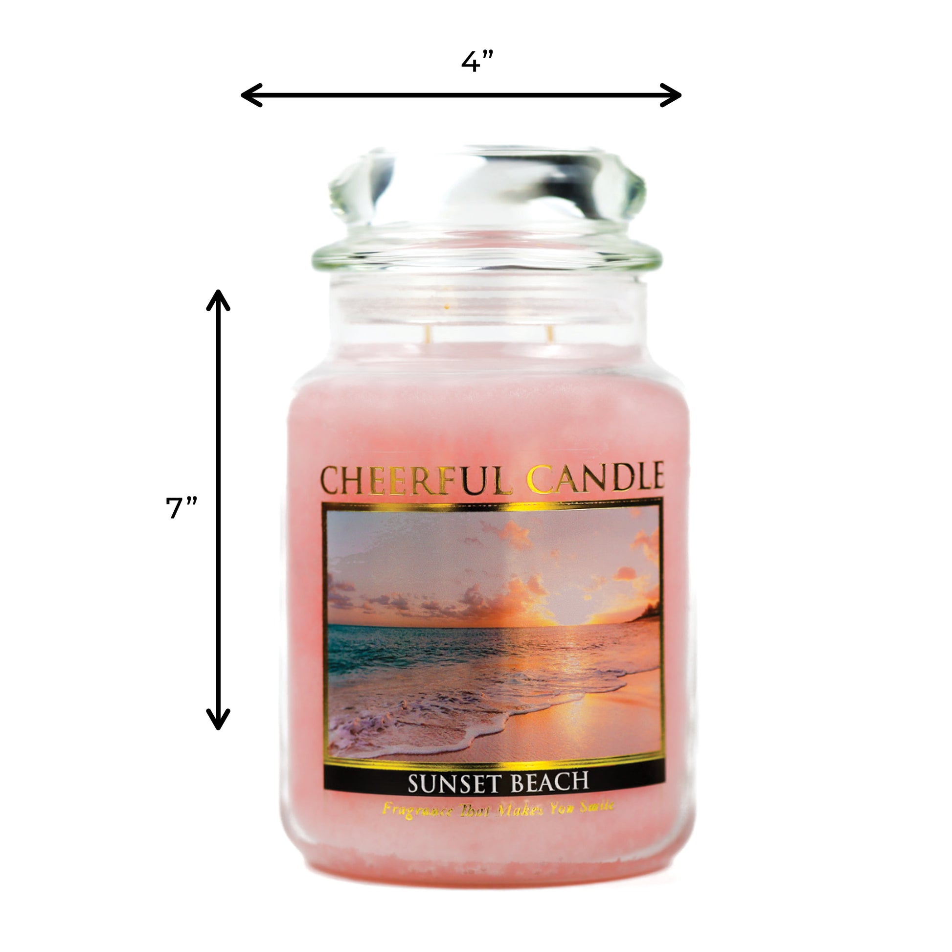 Sunset Beach - 24 oz Cheerful Candle