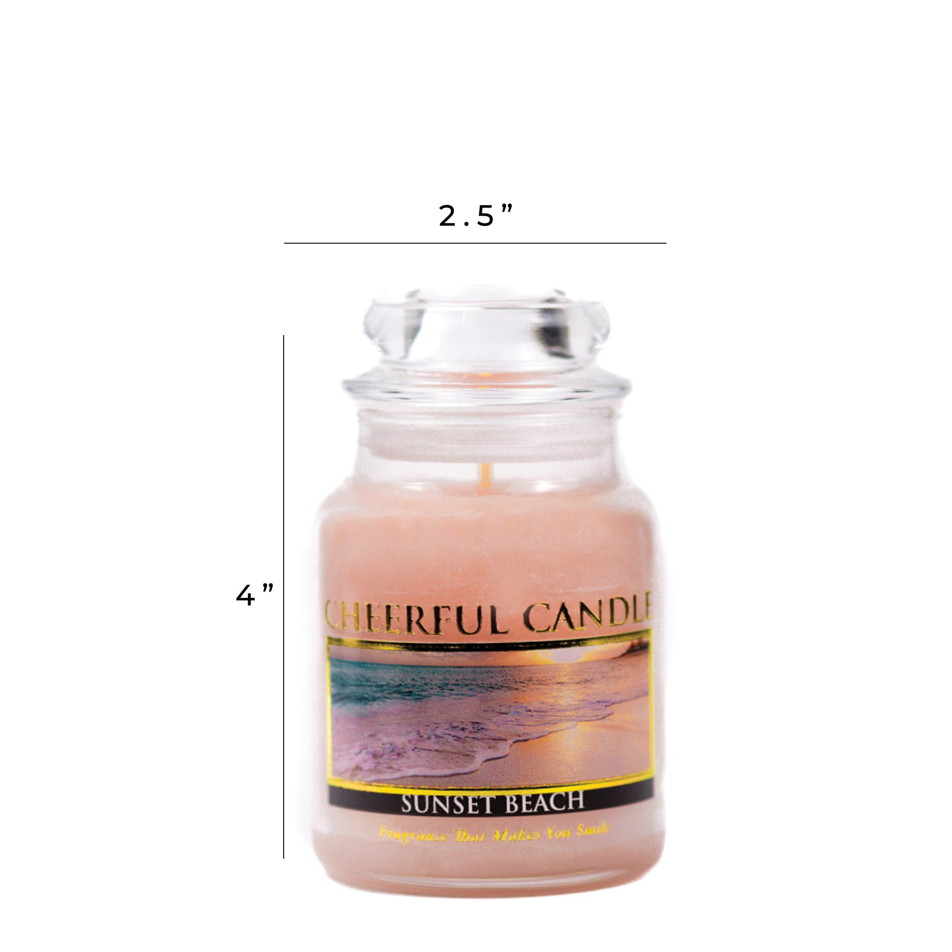 Sunset Beach - 6 oz Cheerful Candle