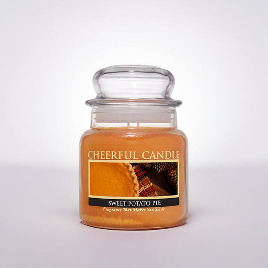 Sweet Potato Pie Scented Candle -16 oz, Double Wick, Cheerful Candle