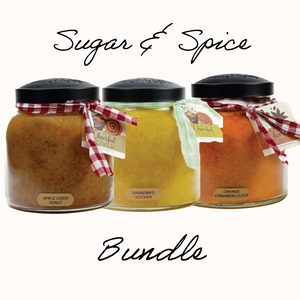 Sugar & Spice Papa Candle Bundle