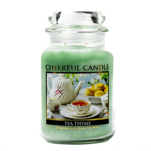 Tea Thyme - 24 oz Cheerful Candle
