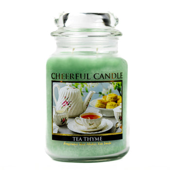Tea Thyme - 24 oz Cheerful Candle
