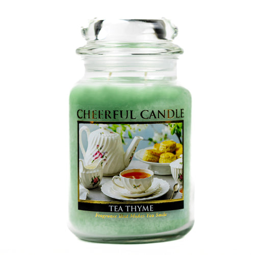 Tea Thyme - 24 oz Cheerful Candle