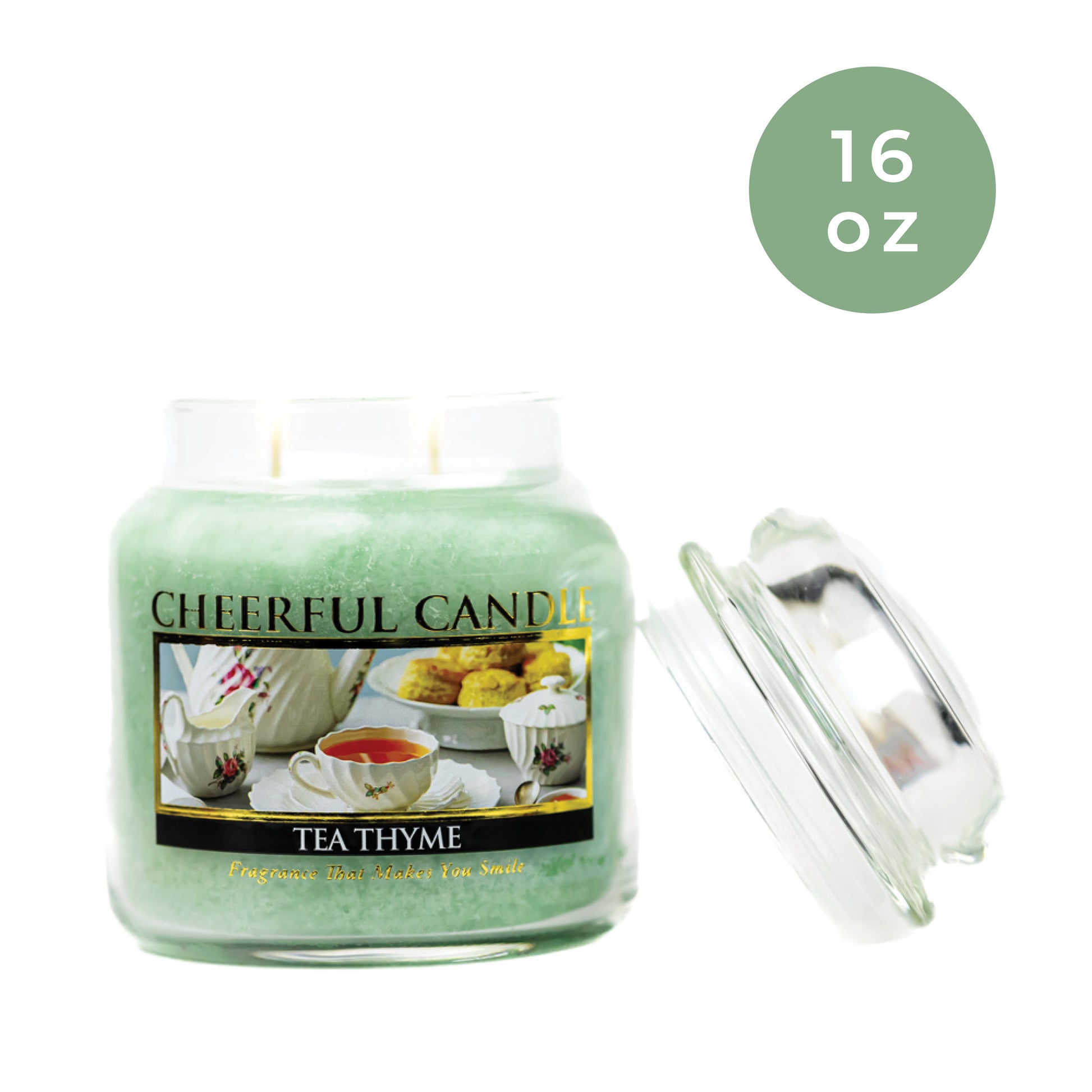 Tea Thyme - 16 oz Cheerful Candle - Product Image by A Cheerful Giver