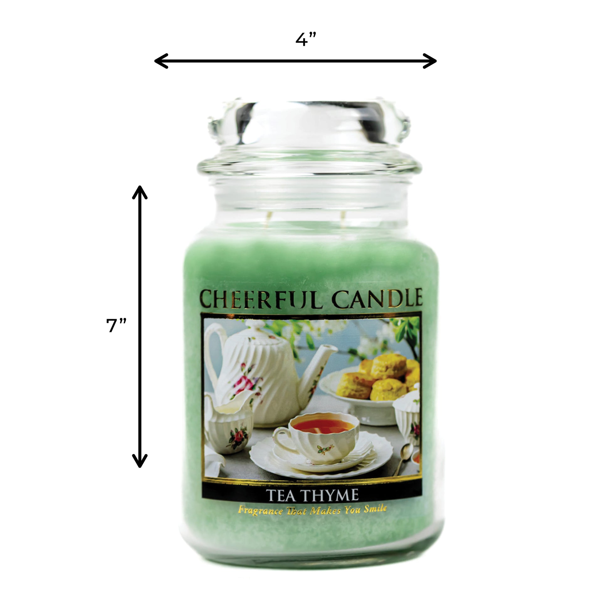 Tea Thyme - 24 oz Cheerful Candle