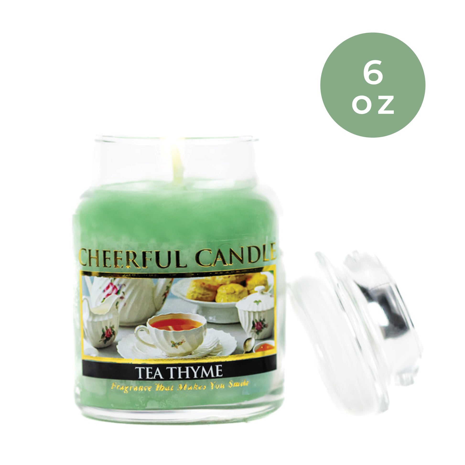 Tea Thyme - 6 oz Cheerful Candle - Product Image by A Cheerful Giver